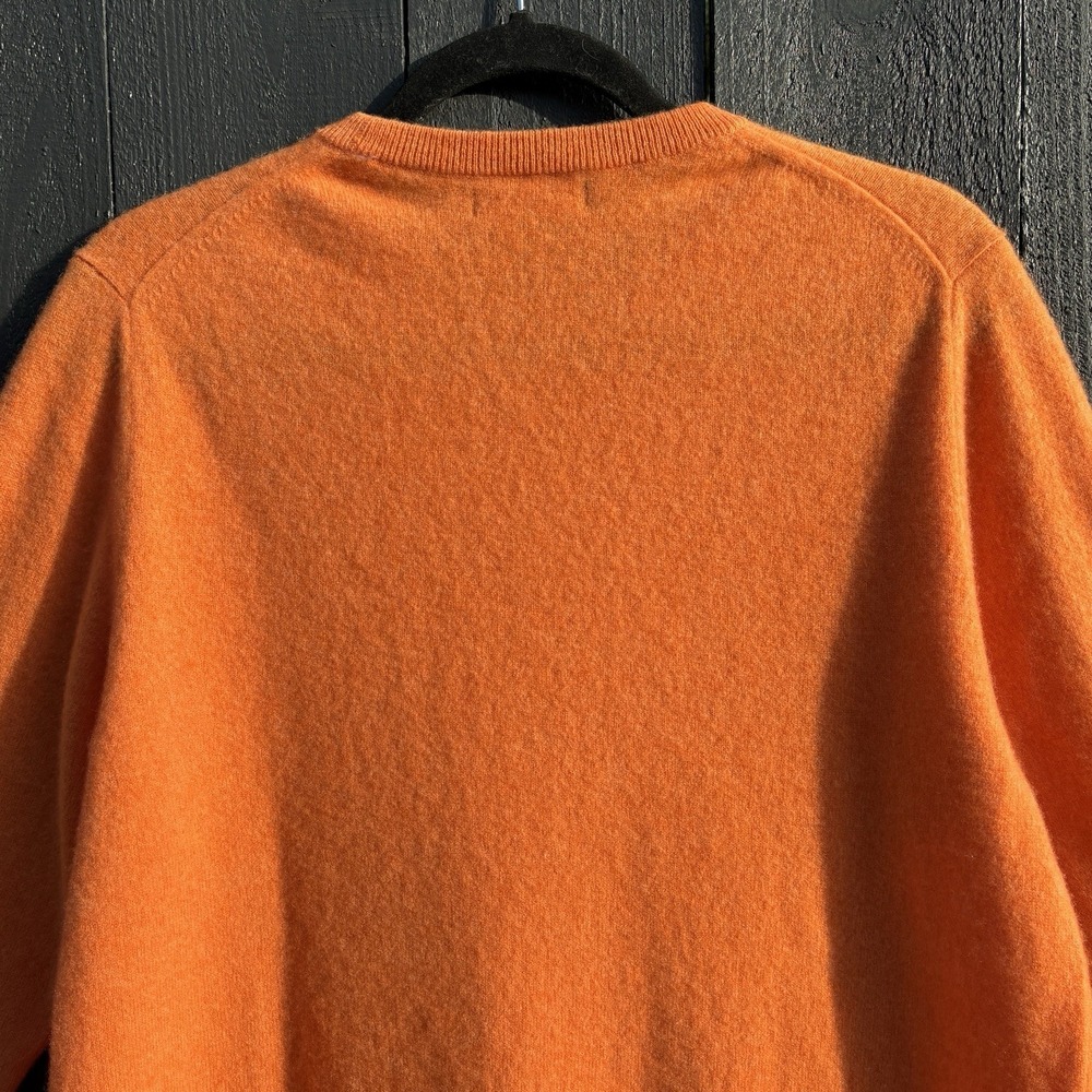 NAADAM Cashmere Crewneck Sweater XL Minimalist Heritage Long Sl Capsule Pumpkin - Picture 5 of 9